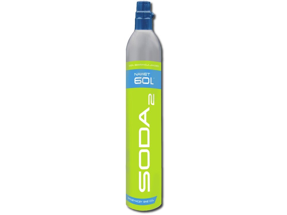 Nabój GASUP CO2 gaz spożywczy oryginalny z atestem - uniwersalny zawór Twist gaz spożywczy z atestem, gazowana woda w domowych warunkach, duża pojemność