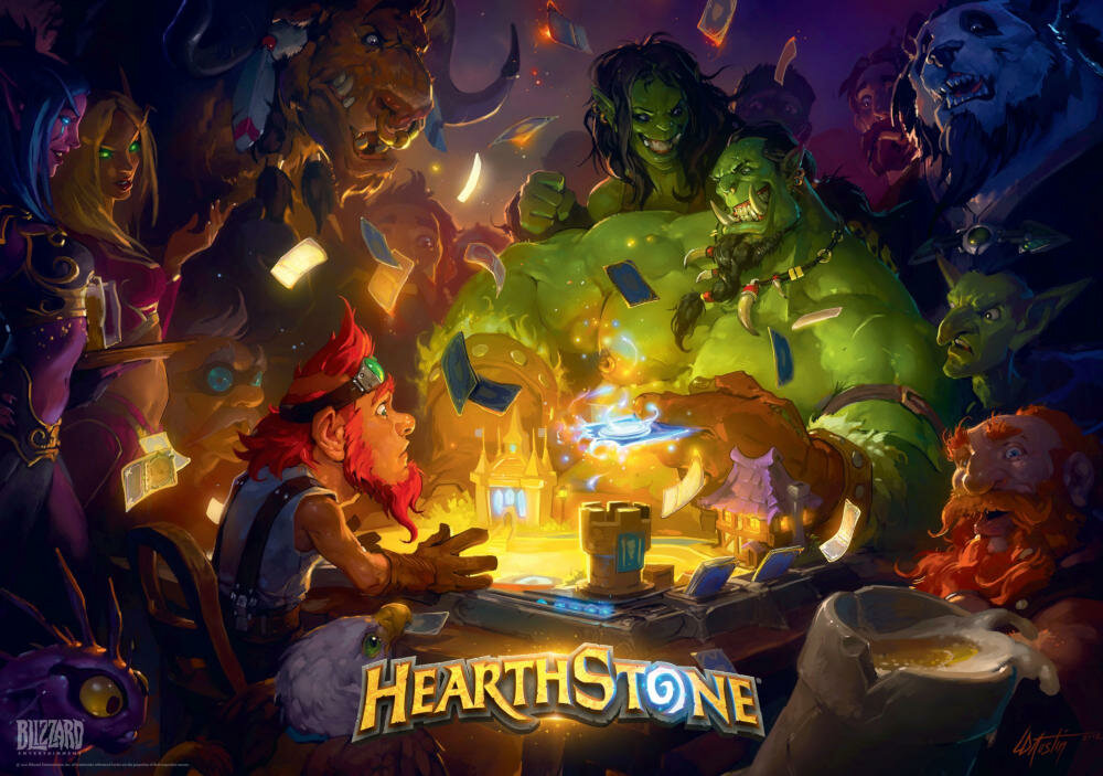 CENEGA-Hearthstone kolekcja puzzle fani gra hearthstone popkultura układanie zabawa rodzina
