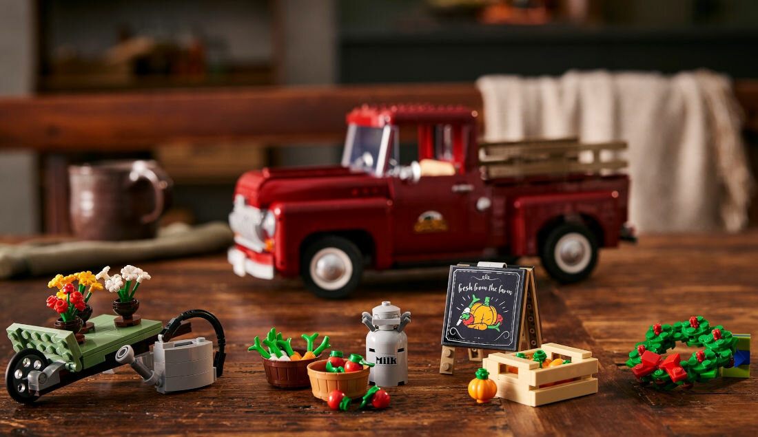 LEGO Creator Pickup 10290 wyposazenie zestaw akcesoria komplet