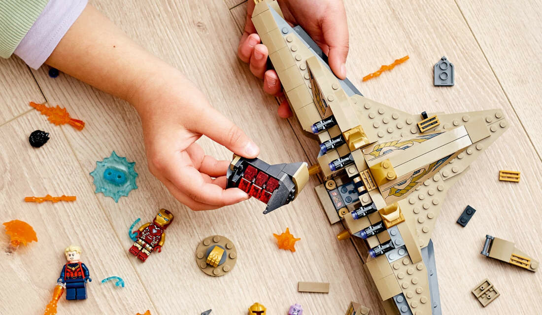 LEGO Marvel Sanktuarium II: bitwa z „Konca gry” 76237 bezpieczenstwo swiatowe rygorystyczne standardy bezpieczenstwa