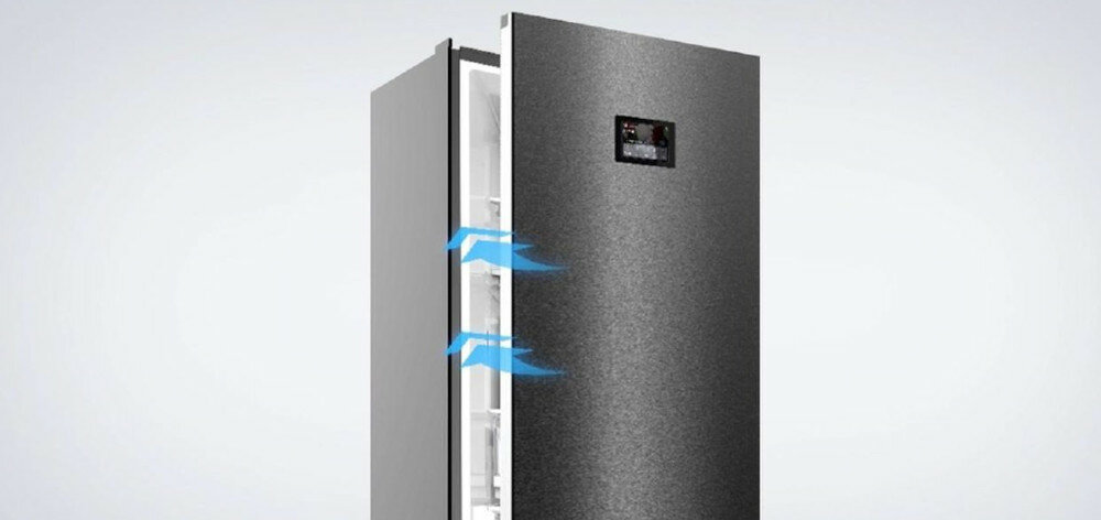 LODÓWKA MIDEA MDRB521MGE02 drzwi domykanie