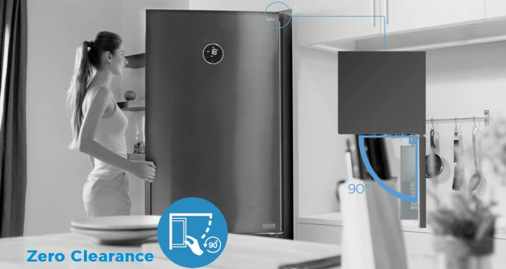 LODÓWKA MIDEA MDRB521MGE22 Zero Clearance