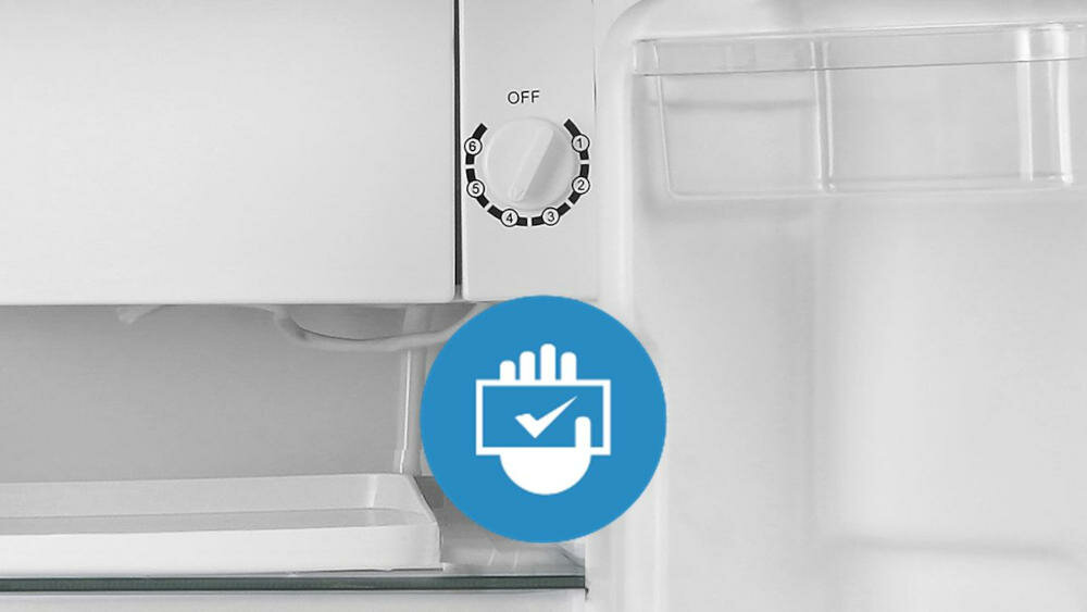 MIDEA-MDRD86FGF01 lodówka panel sterowania mechaniczne sterowanie temperatura