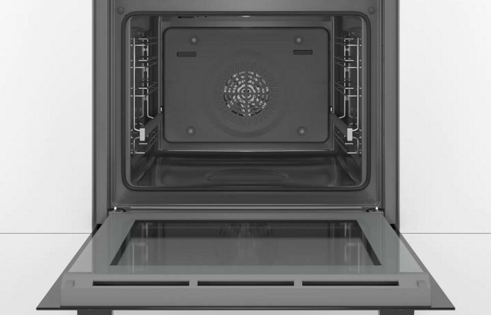 BOSCH HRA534EB0 czyszczenie piekarnik szybko przyjemnie woda detergent grzanie temperatura czas zmiękczanie resztki