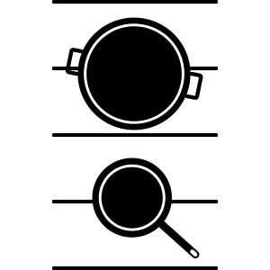 Strefa Flex zone Plus daje dużo możliwości. Zmieścisz w jej obszarze nawet garnki o niestandardowych wymiarach