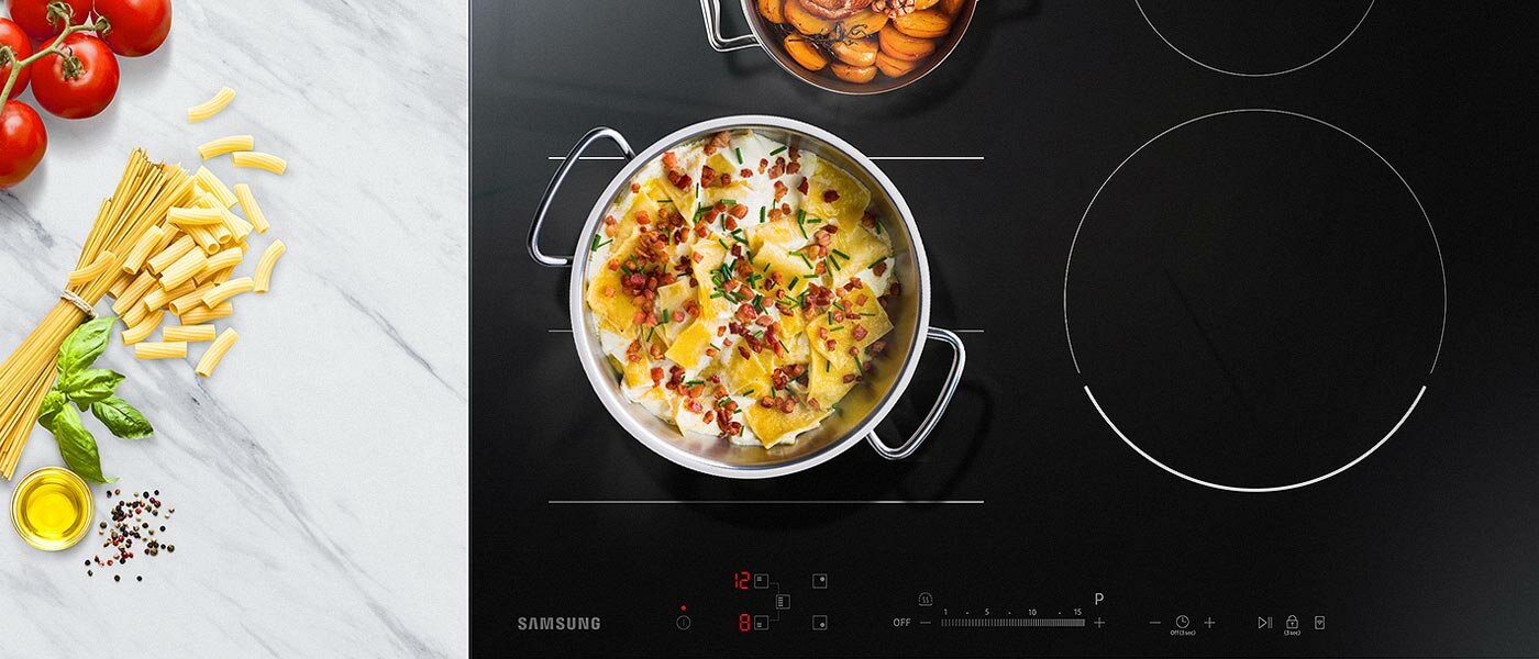 Gotowanie z pomocą płyty indukcyjnej Samsung będzie proste i przyjemne 