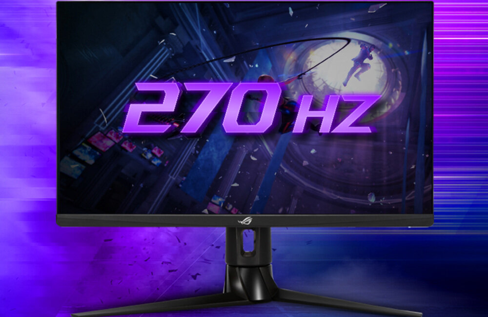 Monitor ASUS Rog Strix XG27AQM 27 2560x1440px IPS 270Hz 0.5 ms matryca częstotliwość IPS obraz czas reakcji matrycy