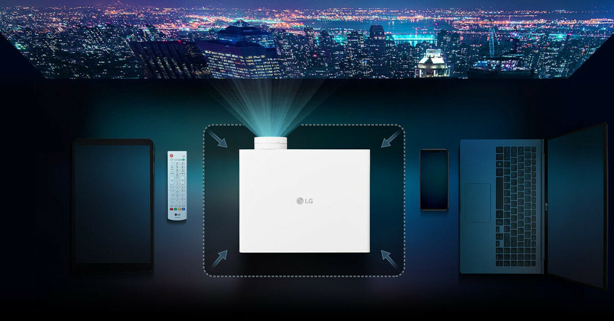 Projektor LG ProBeam BF60PST kontrast rozdzielczosc wielkosc