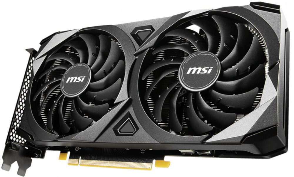 Karta graficzna MSI GeForce RTX 3060 Ti Ventus LHR 8GB wydajny system chlodzenia