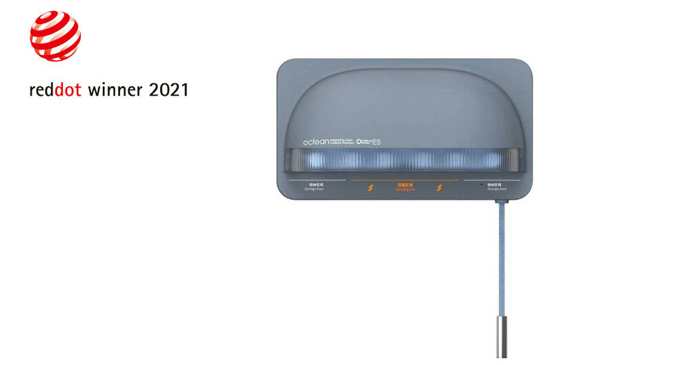 Sterylizator OCLEAN S1 Smart UVC Szary nagroda Reddot najlepszy produkt