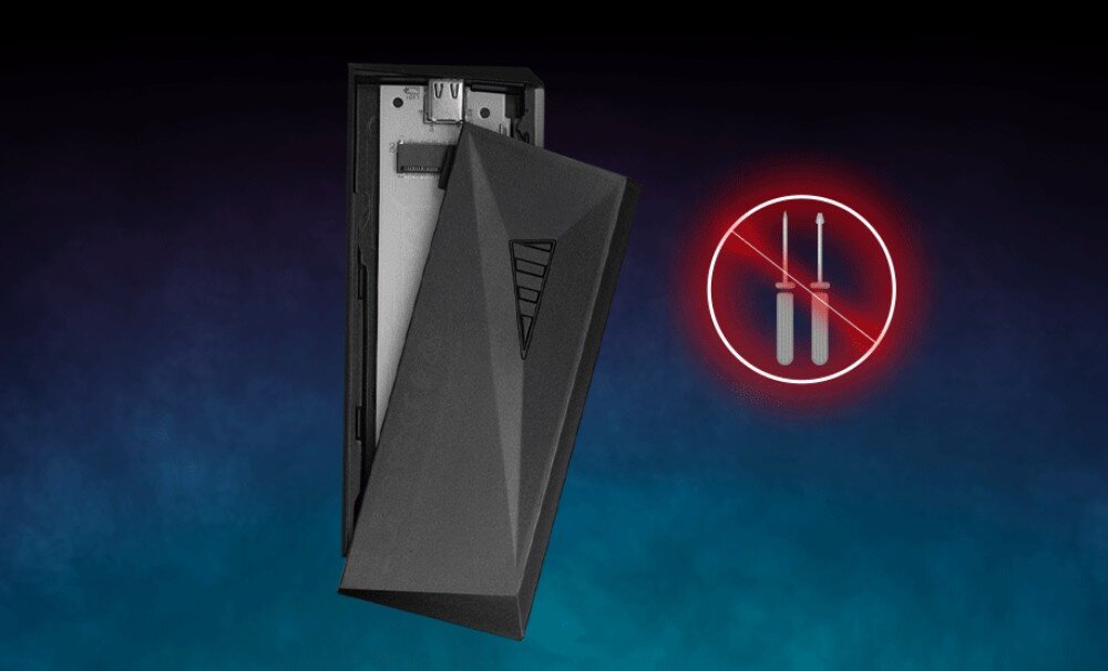 Obudowa dysku ADATA EC700G montaż narzędzia