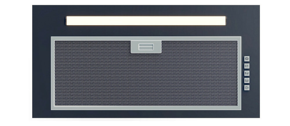 OKAP VDB Box-Me 60 Inox oświetlenie LED