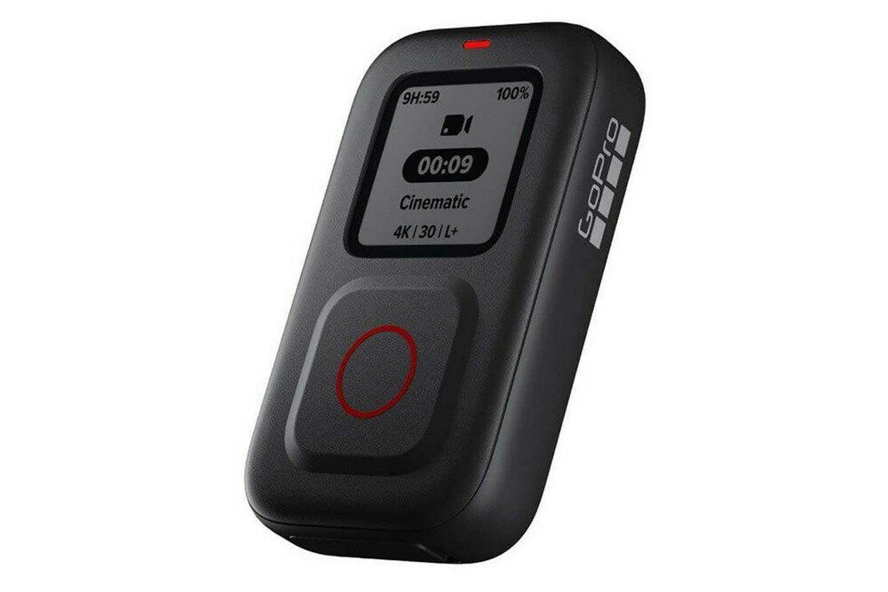 Pilot GOPRO The Remote sport montaż nagrywanie stabilizacja montaż edycja filtry ostrość śledzenie tryby bateria akumulator zasilanie ładowanie rozdzielczość filmy obudowa odporność wielkość łączność sterowanie