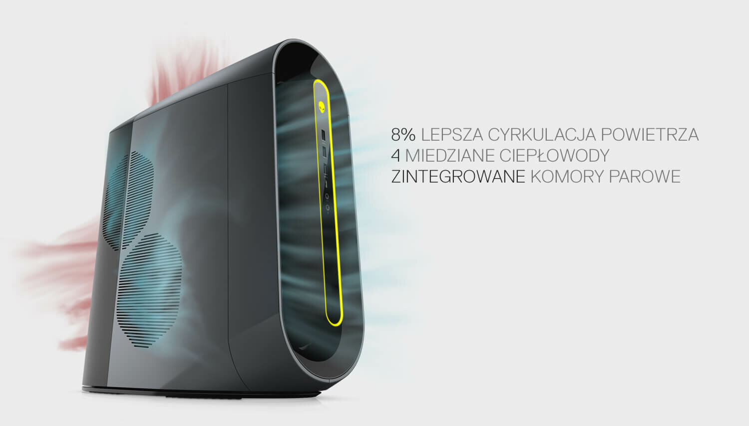 Komputer DELL Alienware Aurora R10 - system chłodzenia