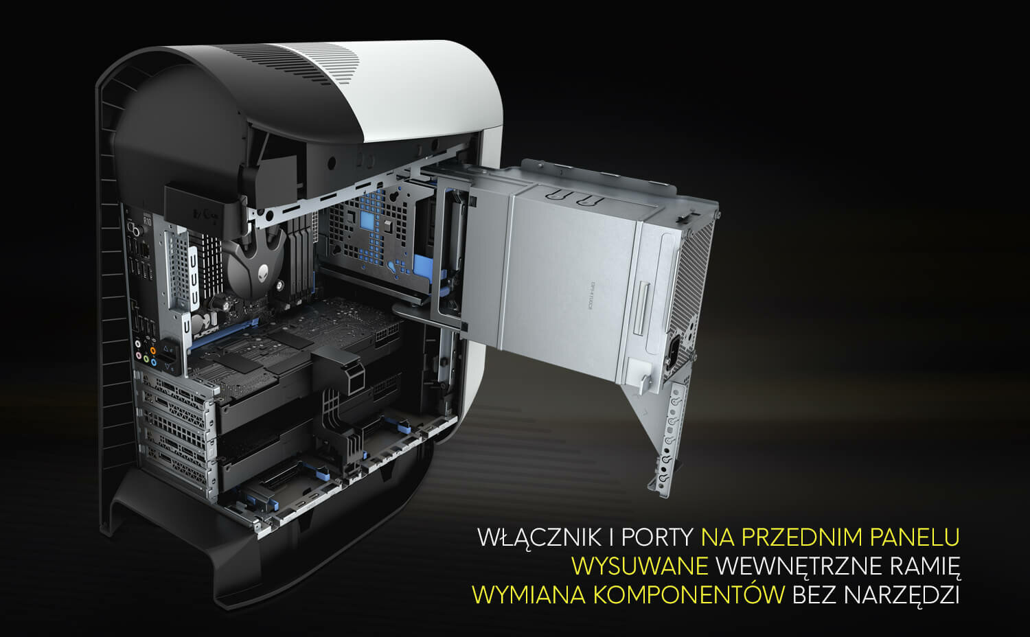 Komputer DELL Alienware Aurora R10 - konstrukcja