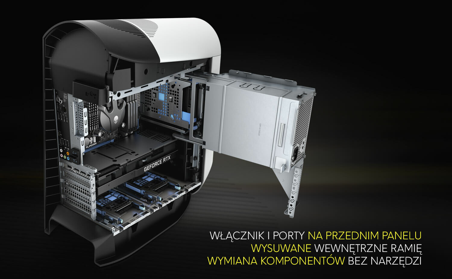Komputer DELL Alienware Aurora R10 - konstrukcja