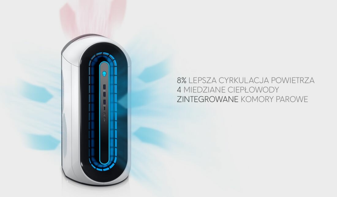 Komputer DELL Alienware Aurora R12 - system chłodzenia  