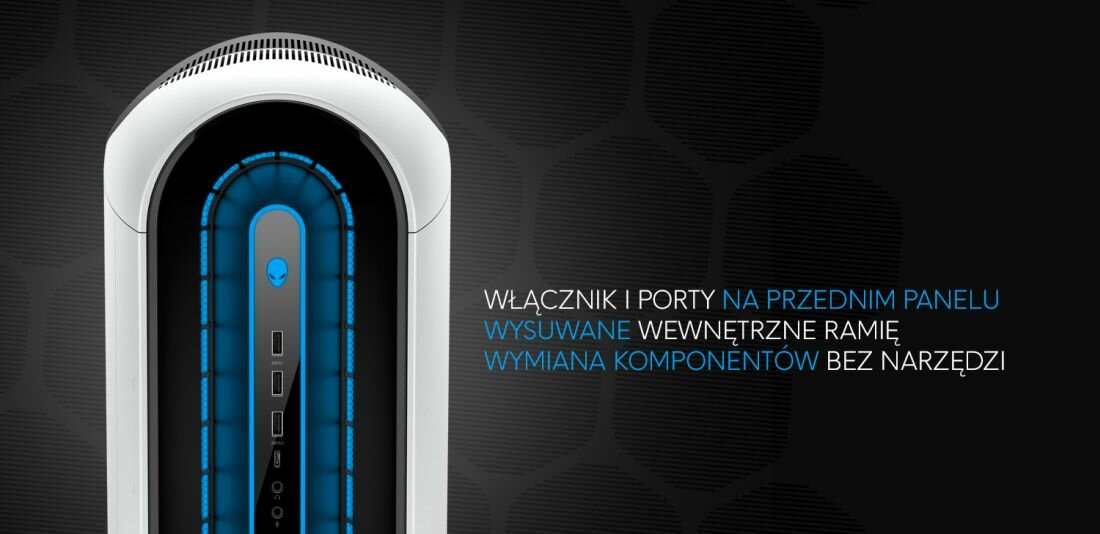 Komputer DELL Alienware Aurora R12 - konstrukcja 