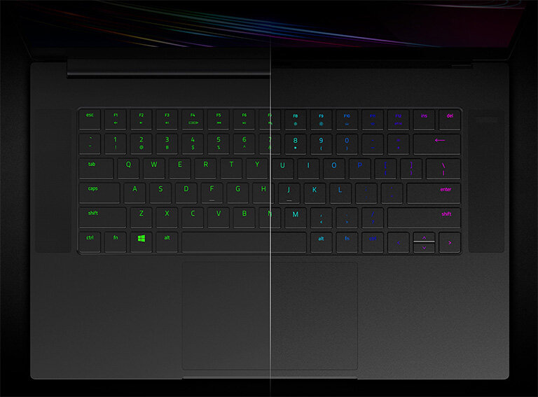 Laptop RAZER Blade - Podświetlana klawiatura