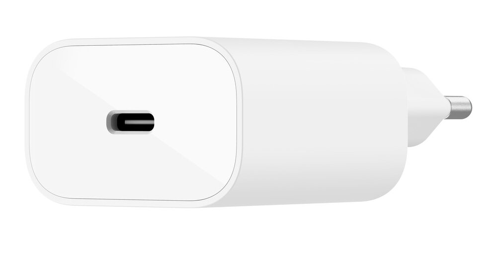 Ładowarka sieciowa BELKIN WCA004VFWH 25W Biały port usb-c ladowanie szybkie bezproblemowe moc