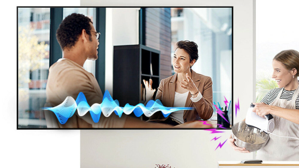 Telewizor SAMSUNG Q65A - wzmacniacz głosu