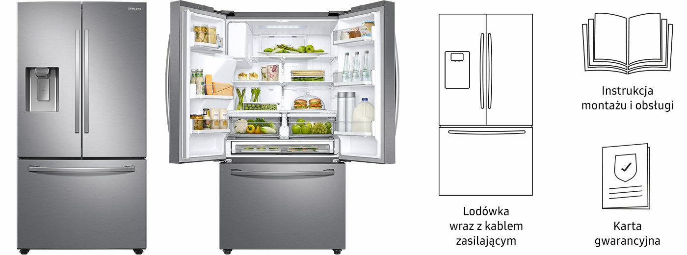 W opakowaniu lodówki Samsung znajdziesz też instrukcję montażu i obsługi W opakowaniu lodówki Samsung znajdziesz też instrukcję montażu i obsługi