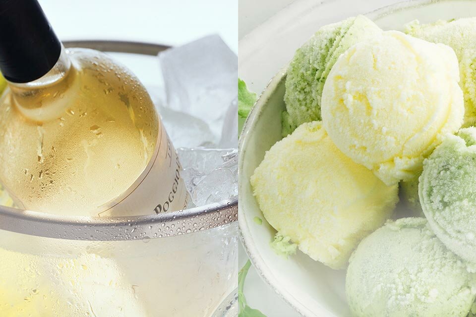 Zdjęcia dwóch produktów, które można szybciej schłodzić lub zmrozić dzięki Power Cool oraz Power Freeze Zdjęcia dwóch produktów, które można szybciej schłodzić lub zmrozić dzięki Power Cool oraz Power Freeze
