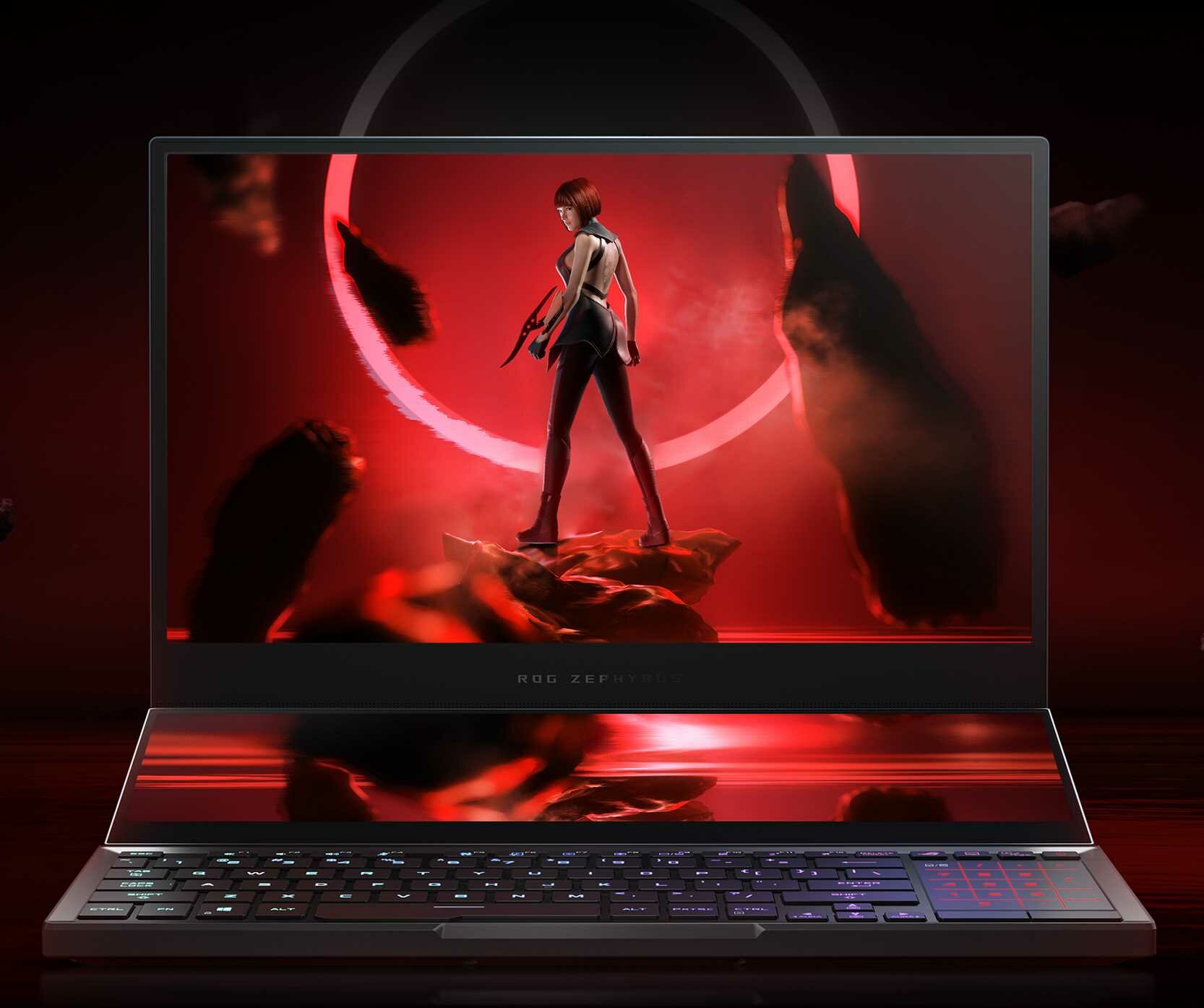 Laptop ASUS Rog Zephyrus Duo 15 SE GX551  - ekran   