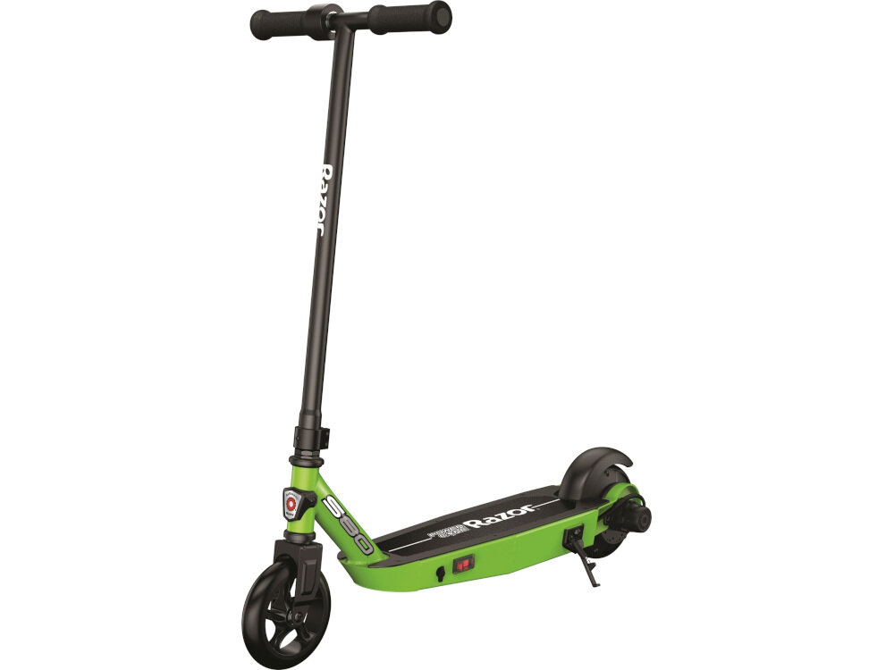 Hulajnoga elektryczna RAZOR Power Core S80 Zielony dla dzieci powyżej 8 roku życia w zielonym kolorze waga 8,5 kg silnik Power Core dwa hamulce stalowa rama nowoczesny design