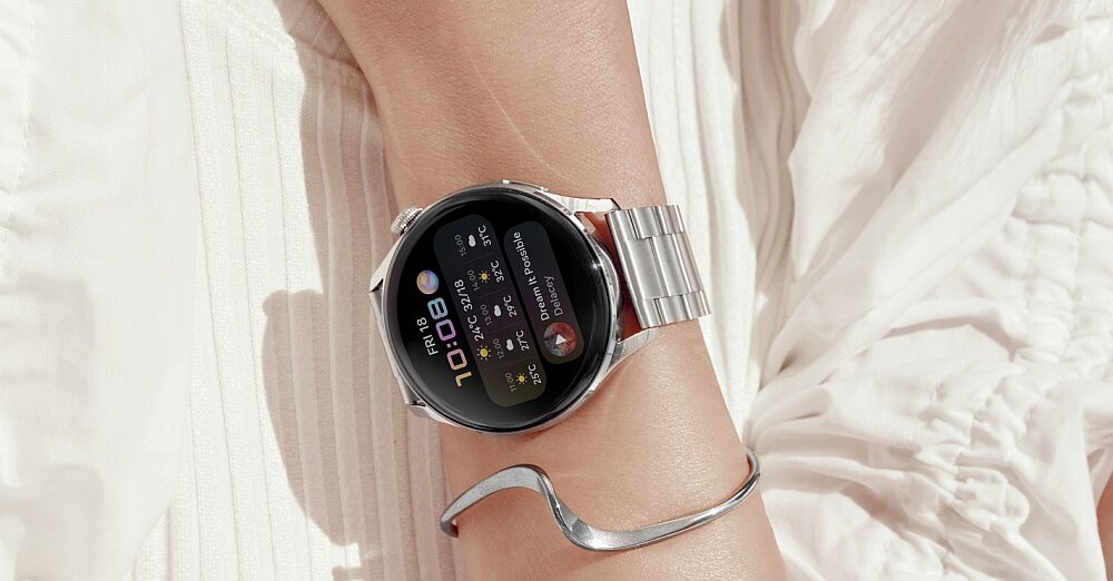 Smartwatch HUAWEI Watch 3 Elite bateria funkcje zdrowie monitoring ekran pasek czujniki tarcze aplikacja łączność sim
