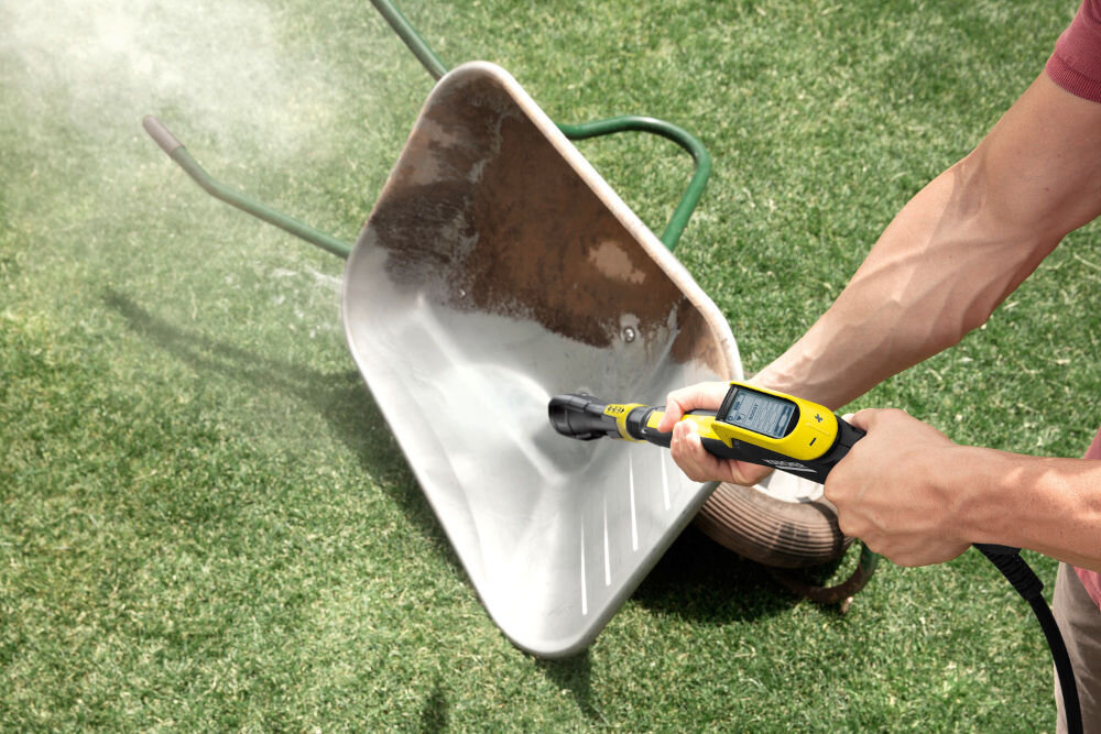 Myjka ciśnieniowa KARCHER K 7 Smart Control 1.317-200.0 tryb Boost ciśnienie baryczne 180 bar wydajność tłoczenia do 600 l/h moc przyłączeniowa 3 kW maksymlna temperatura doprowadzanej wody do 60 stopni