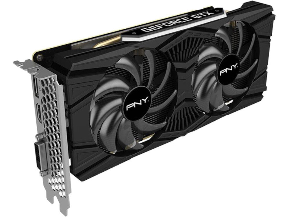 Karta graficzna PNY GeForce GTX 1660Ti Dual Fan 6GB chłodzenie wentylatory radiator