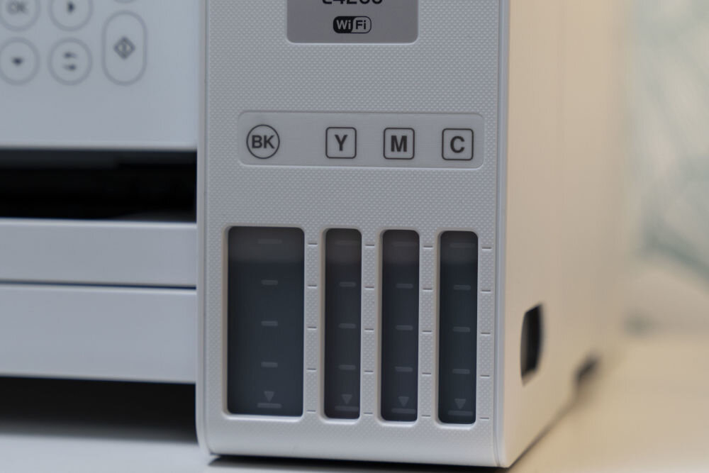 Urządzenie wielofunkcyjne EPSON EcoTank L4266 Druk w kolorze, Automatyczny druk dwustronny, Wi-Fi zbliżenie na wskaźnik z poziomem atramentu wskaźnik atramentu z przodu kontrola zużycia