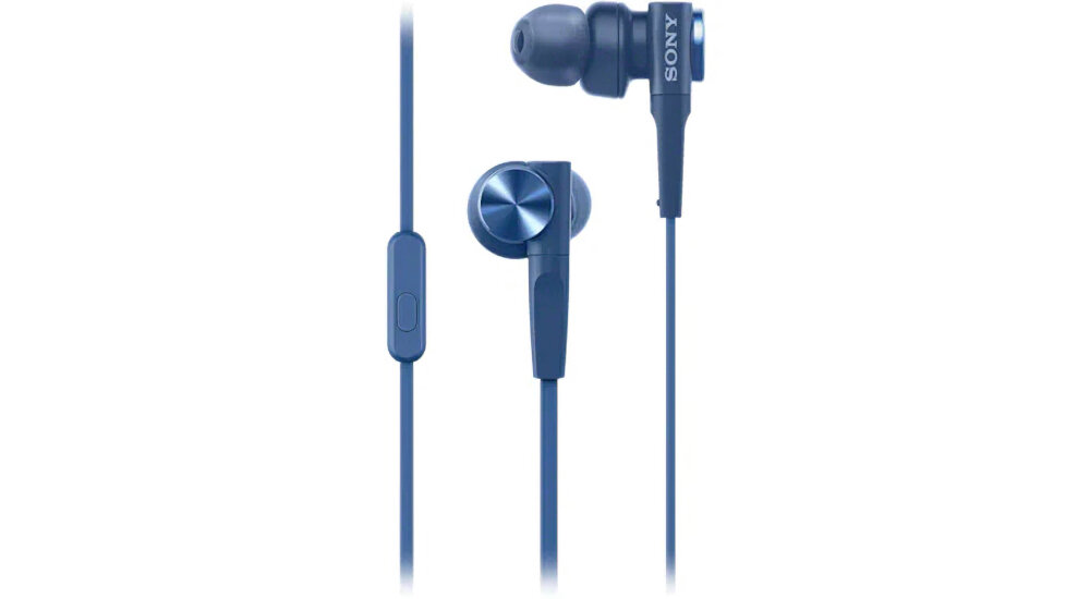 Sluchawki dokanalowe SONY MDR-XB55AP Czarny przewod pilot