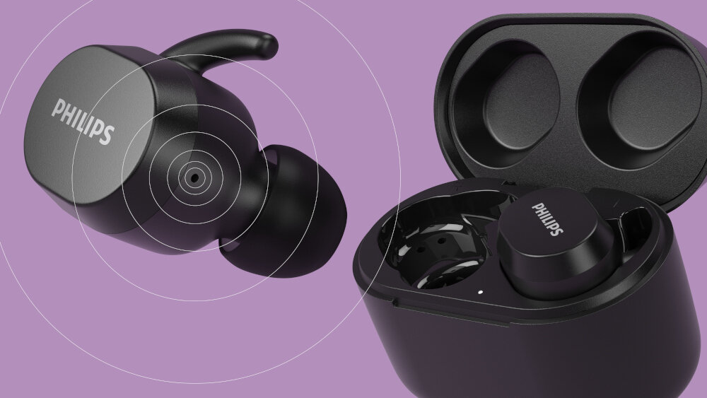 Słuchawki dokanałowe PHILIPS TAT3216BK/00 przetworniki impedancja pasmo przenoszenia decybele