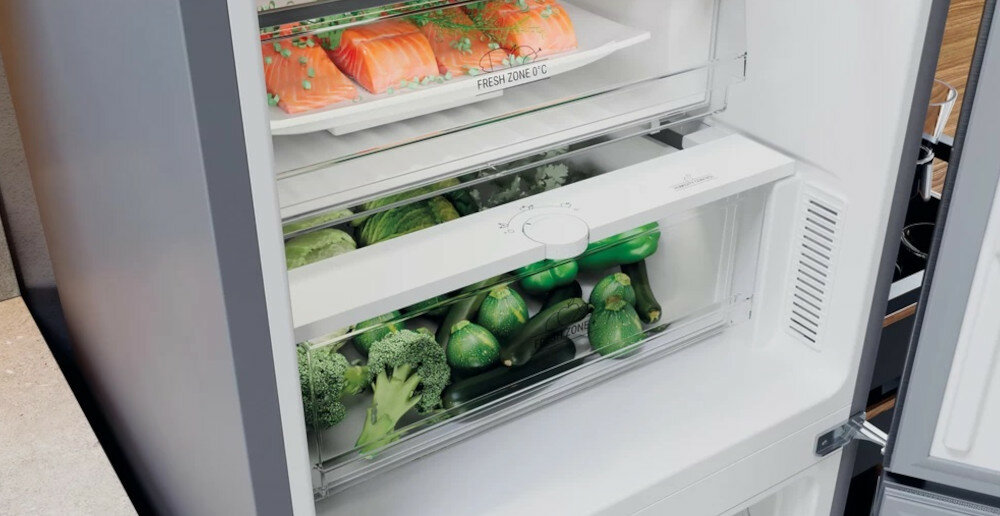 Lodówka HOTPOINT HAFC9 TA33SX O3 Nofrost 195.5cm Srebrna