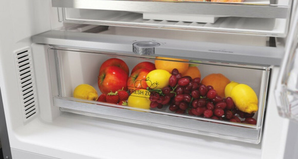 LODÓWKA WHIRLPOOL W9 921D OX H 2 owoce warzywa czujnik wilgotności