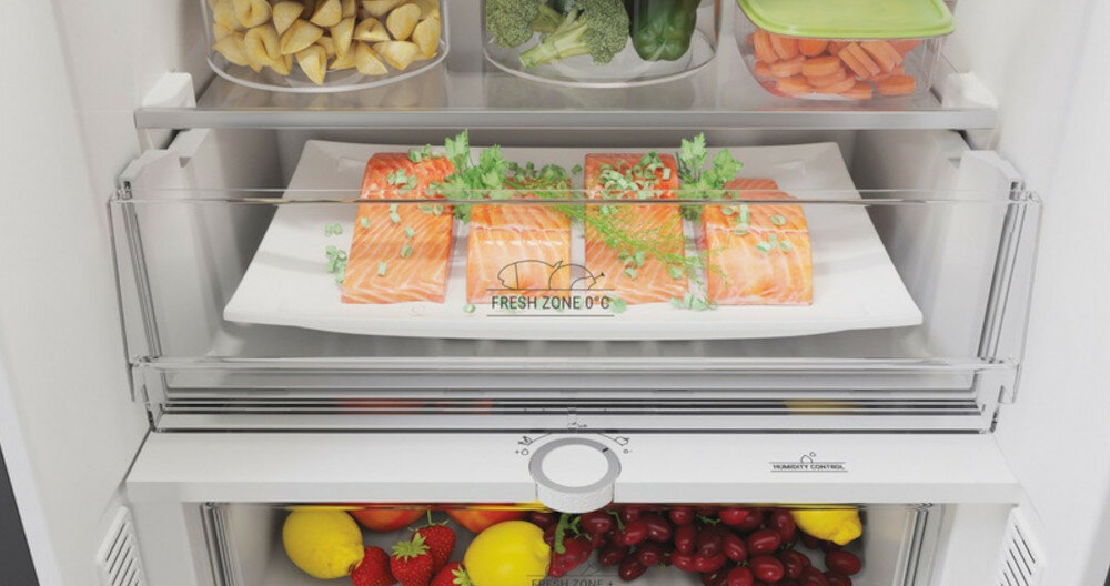 LODÓWKA WHIRLPOOL W9 921D OX H 2 Fresh Zone strefa świeżość