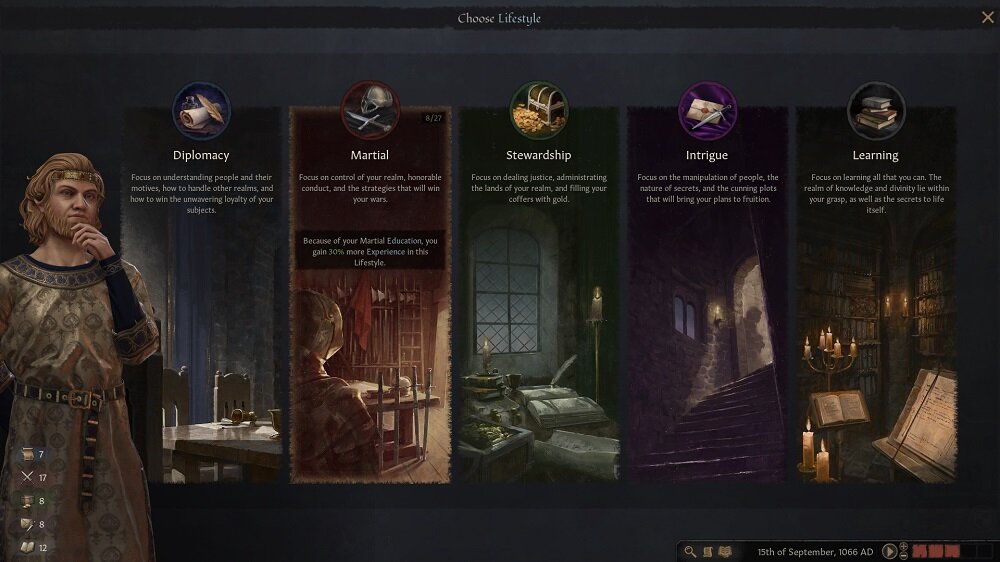 Crusader Kings III Gra PC styl życia postaci