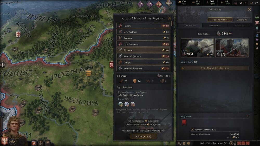 Crusader Kings III Gra PC wojny armia