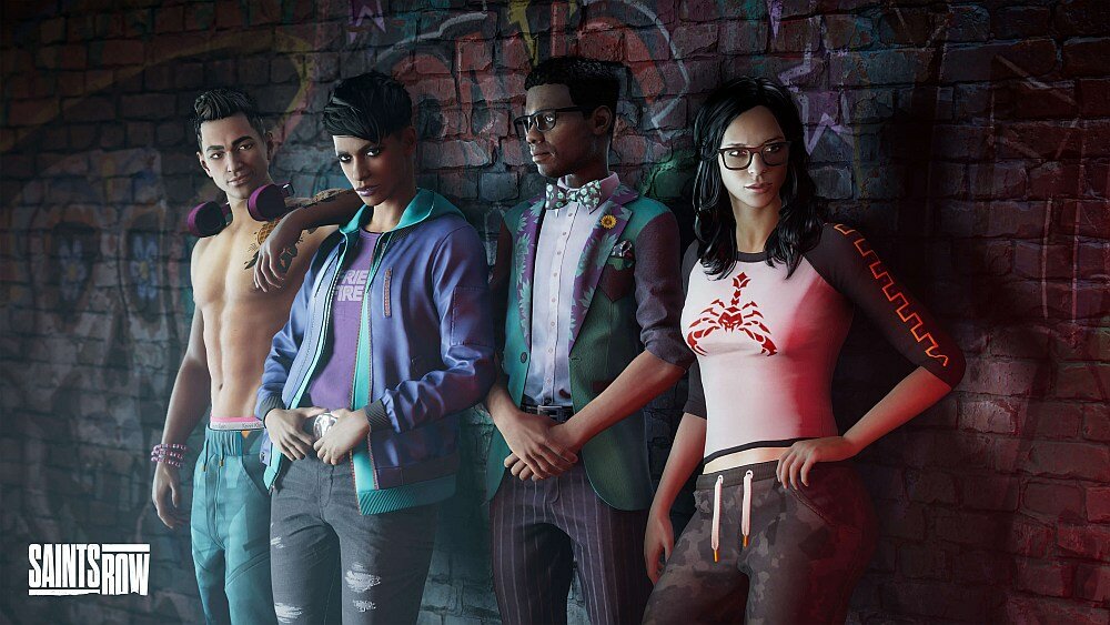 Saints Row gra konsola pc komputer granie strzelanka sandbox mapa rozgrywka sterowanie postacie bronie pojazdy lokacje grafika coop kreator edycja