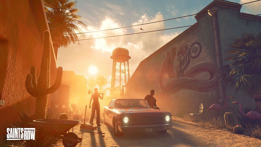 Saints Row gra konsola pc komputer granie strzelanka sandbox mapa rozgrywka sterowanie postacie bronie pojazdy lokacje grafika coop kreator edycja