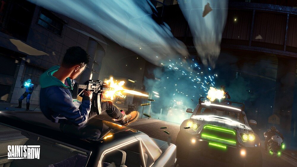 Saints Row gra konsola pc komputer granie strzelanka sandbox mapa rozgrywka sterowanie postacie bronie pojazdy lokacje grafika coop kreator edycja