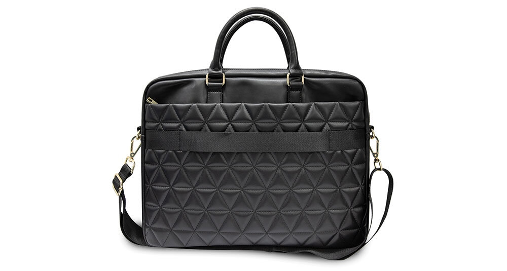 Torba na laptopa GUESS Quilted Computer Bag 16 cali design styl laptop przechowywanie transport