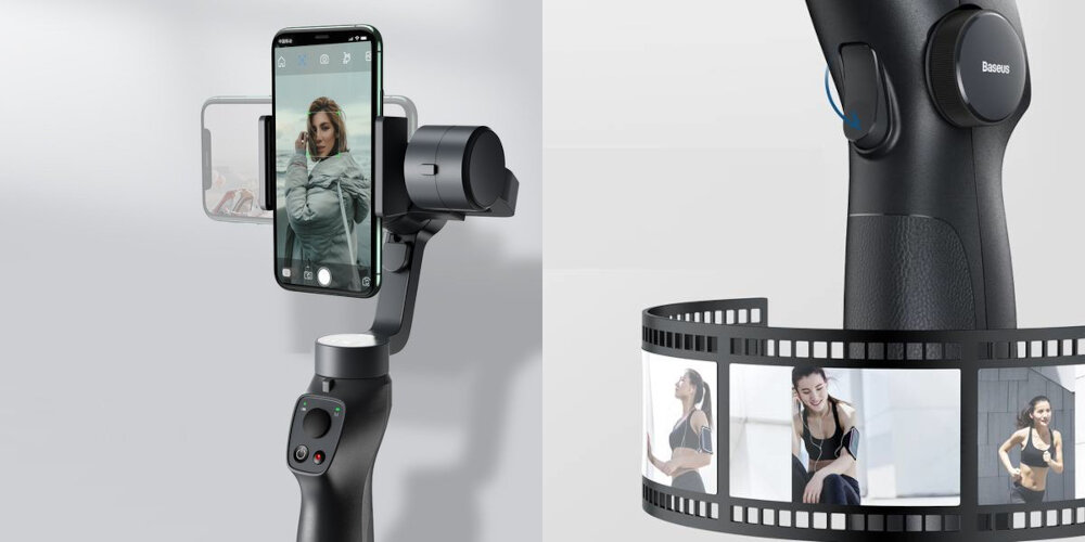Gimbal ręczny BASEUS SUYT-0G 3-osiowa stabilizacja