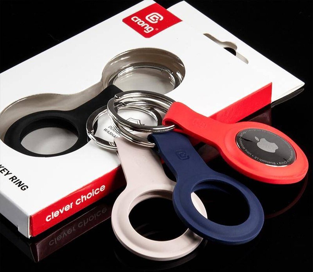Brelok CRONG Case Key Ring do Apple AirTag lokalizator klucze wykonanie