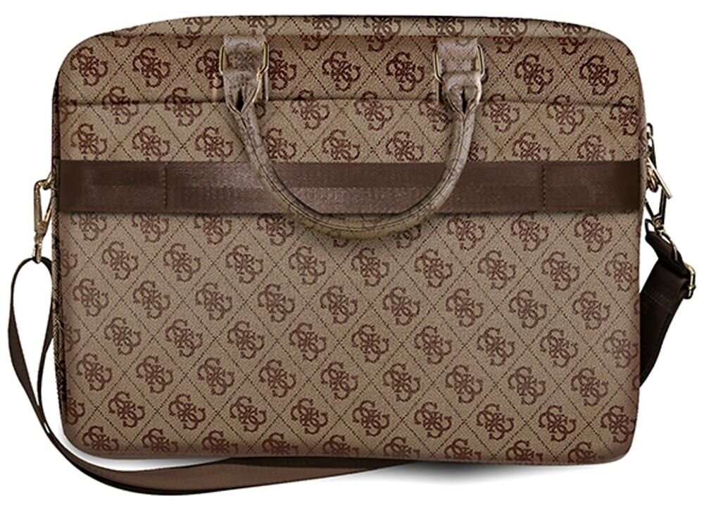 Torba na laptopa GUESS 4G Uptown 16 cali blyskawiczny zamek duze kieszenie dodatkowa kieszen zewnetrzna