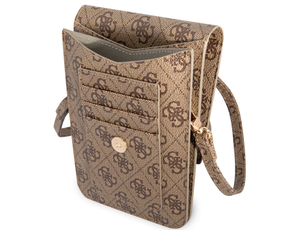 Etui GUESS GUWBG4GFBR stylizacja funkcjonalność pasek rozmiar materiał