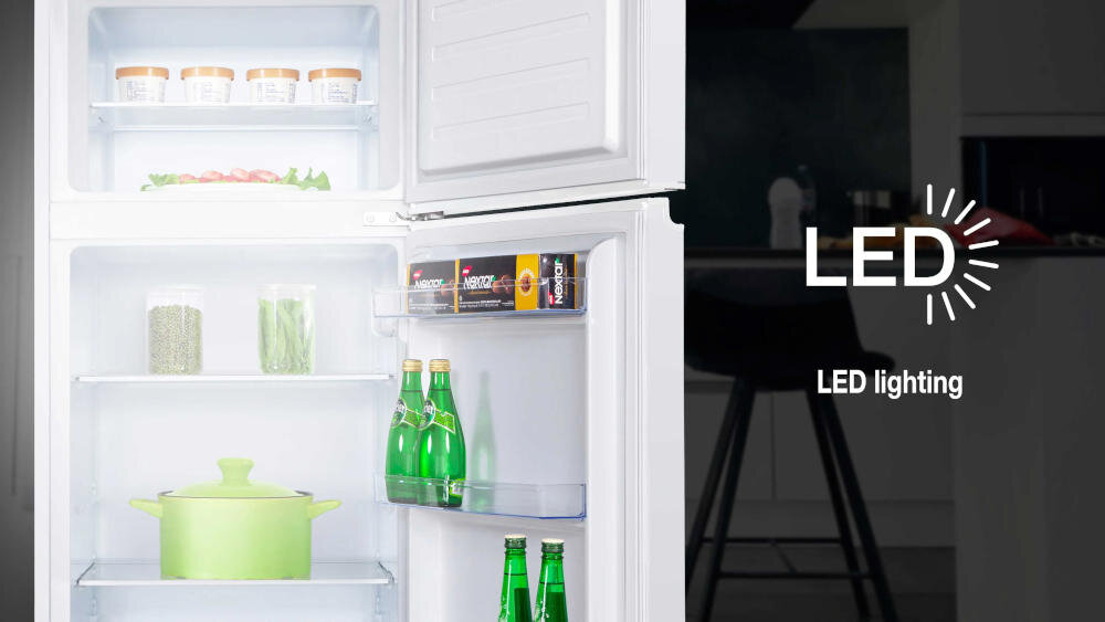 TCL-RB305GM3110 lodówka chłodziarka zamrażarka oświetlenie ledowe