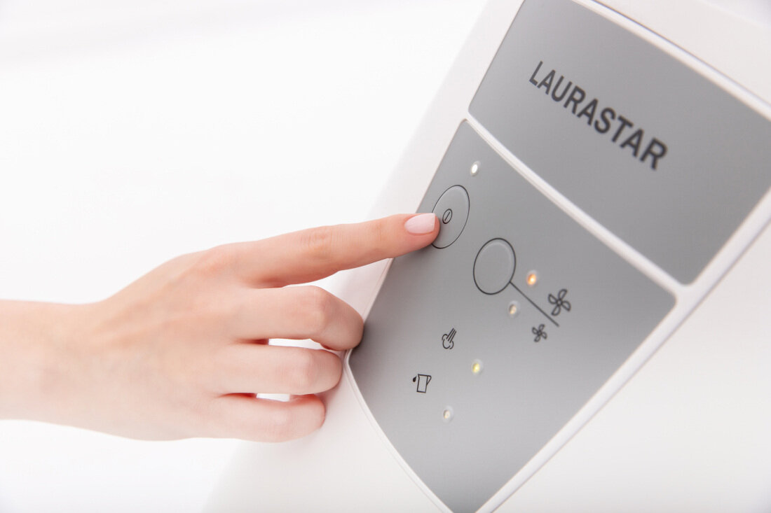 System do prasowania LAURASTAR S Pure Plus Sucha para DMS wyrzut prędkość materiał